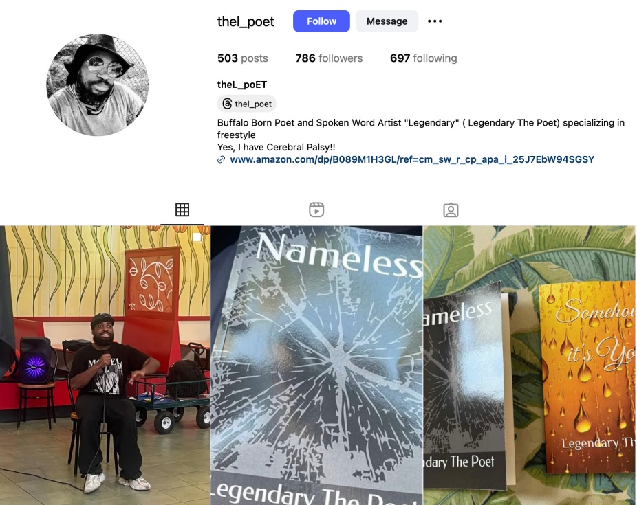 Legandary on Instagram homepage. 