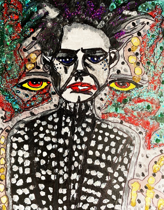 The Cure, 11x14, mixed media on canvas.