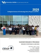 2025 Summer Research Journal Cover Page with group picture. 