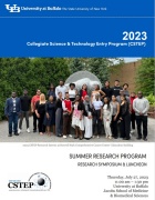 2023 Summer Research Journal Cover Page with group picture. 