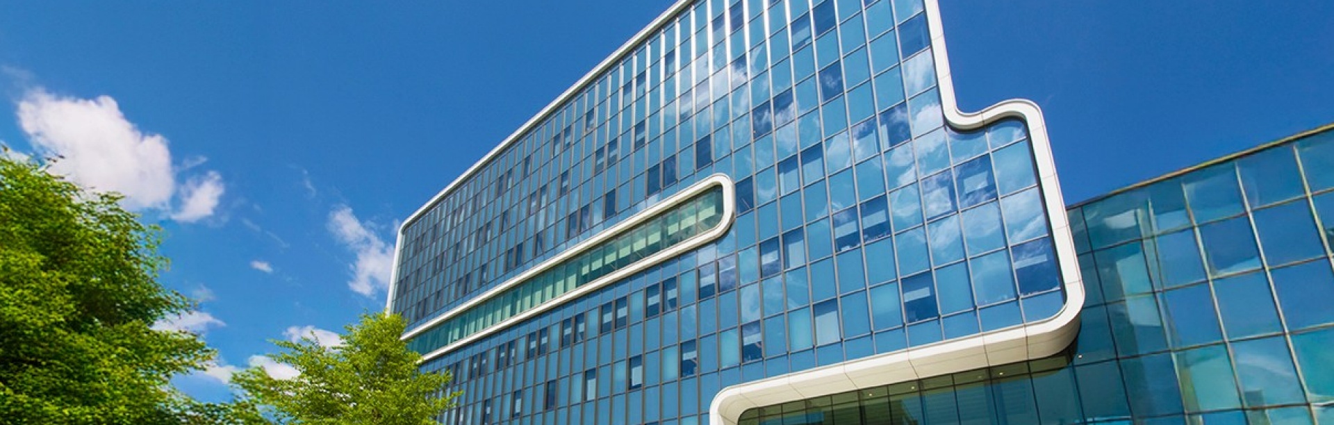 Street view of UB Clinical Translational Research Center. 