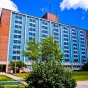 Photo of Kimball Tower on the South Campus. 