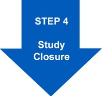 Step 4, Study Closure. 