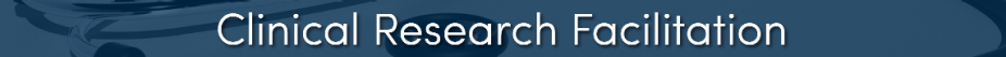 Clinical Research Facilitation Banner. 