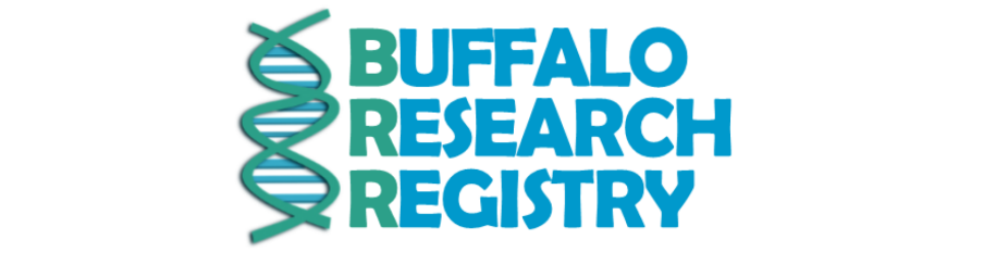 Buffalo Research Registry logo, which features a double helix and the name, with BRR" in green and the remaining letters in blue. 