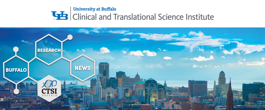 Graphic featuring the header for the CTSI Buffalo Research News newsletter.