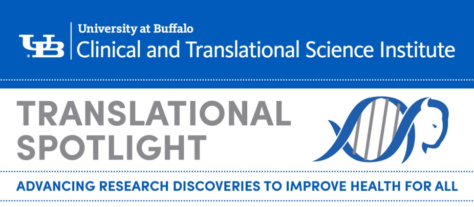 Graphic featuring the header for the CTSI Translational Spotlight newsleter. 