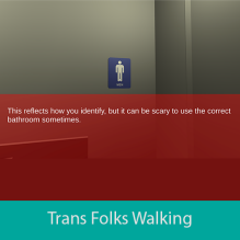 Image for Trans Folks Walking. 