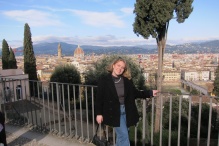 Nora in Florence. 