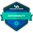 sustainability digital badge icon. 