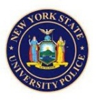 New York State University Police logo. 