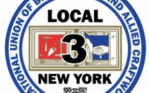 Local #3 Bricklayers & Allied Craftworkers logo. 