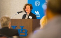 Zoom image: Tanja Aho, UB Graduate Student Association President 