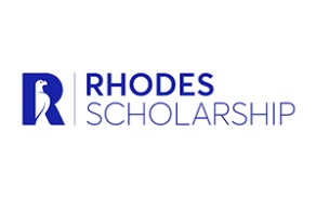 Rhodes Scholarship logo. 