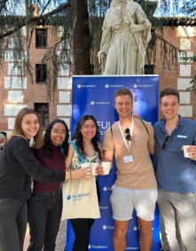 Emma Correia with her cohort. 