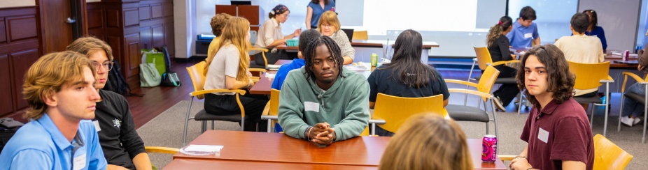 Students participating in the spark program. 