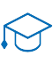 icon of a graduation cap. 