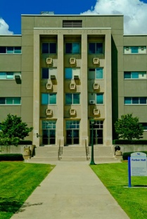 Farber hall on South campus. 