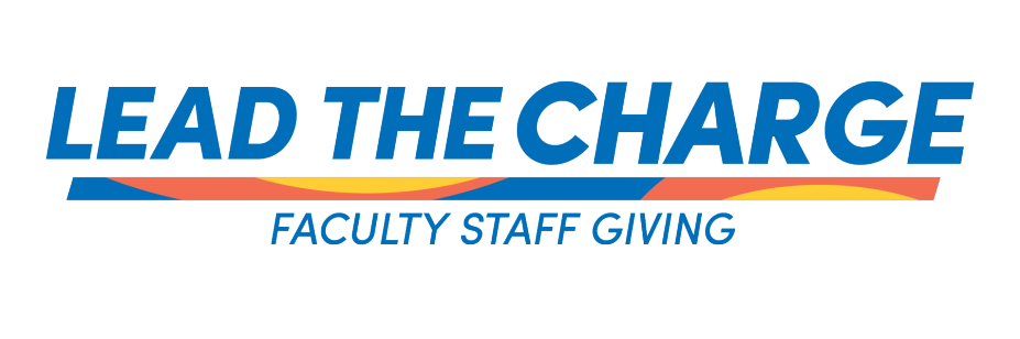 Lead the Charge: Faculty Staff Giving (logo). 