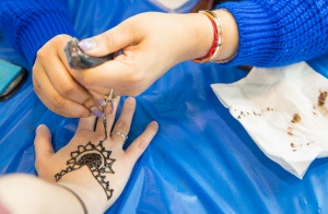 Henna at the University at Buffalo's World Bazaar | Credit: Douglas Levere. 