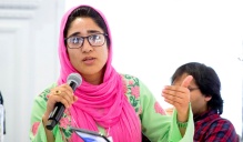 Midhat Fayaz at the 2018 Global Innovation Challenge. 