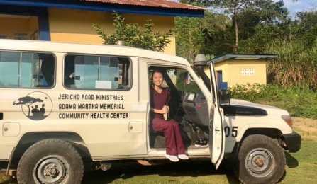 "I was in Jericho Road medical van. We were doing medical outreach in a small town in Sierra Leao and we saw 78 patients in couple hours.". 
