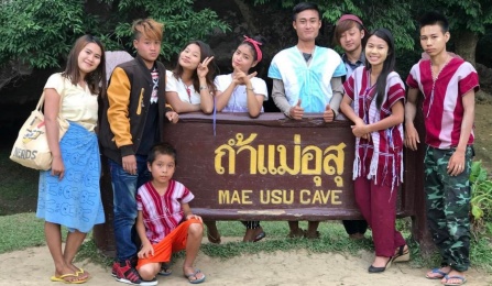The fourth picture was the famous river between Thailand and Burma. Lots of Karen people cross this river to get to o Thailand or Thai refugee camps. 