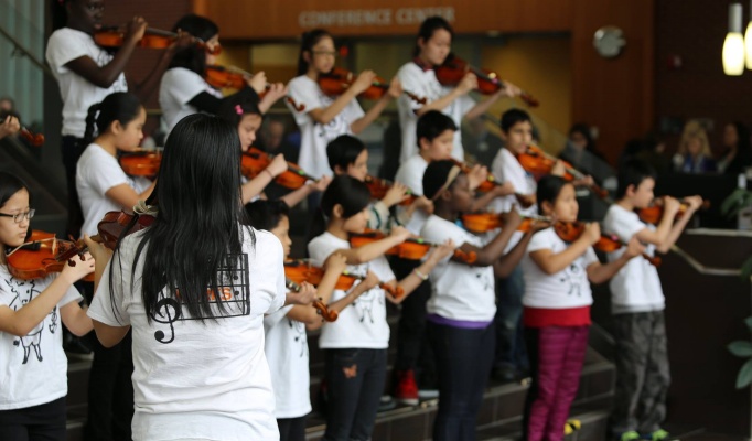 Buffalo String Works performance at the Annual WNY Refugee Health Summit. 