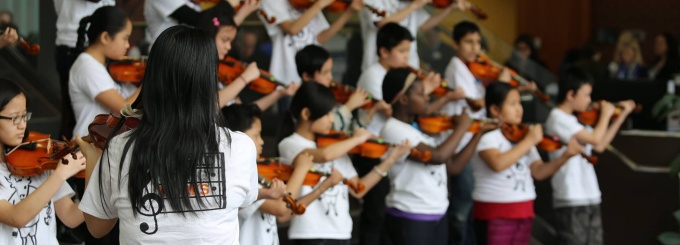 Buffalo String Works performance at the Annual WNY Refugee Health Summit. 