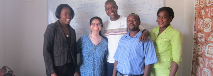 University at Buffalo faculty member Dr. Pavani Ram with community partners. 