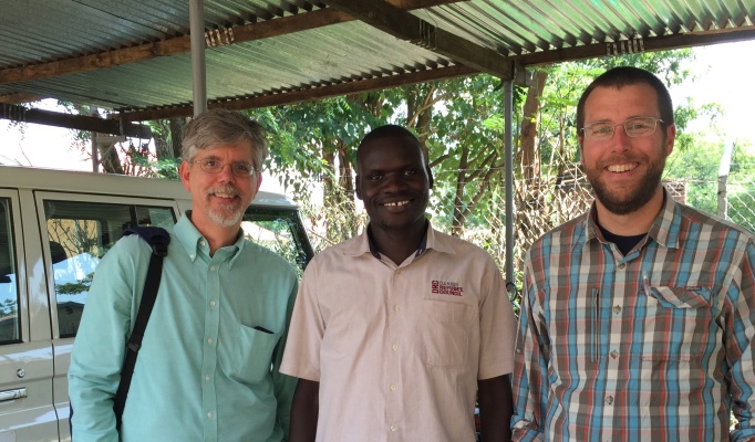 Jim Jensen, Chris Lowry in Uganda. 