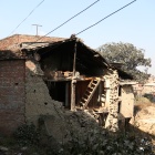 Image of a destroyed home in Nepal-Photo by Sadi Dhakhwa, January 2018. 
