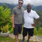 Larry Gersz & UWI Professor John Lindo, Larry’s main contact and mentor throughout his time in Kingston, Jamaica. 
