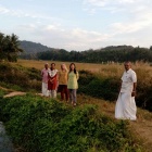 Team with farmers in Kerala. 