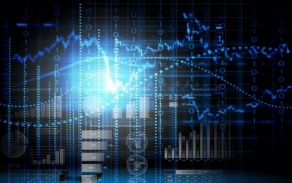 Intermix of line graphs, bar charts and other statistical graphics. 