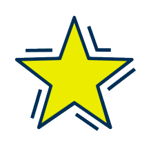 Icon of a star. 