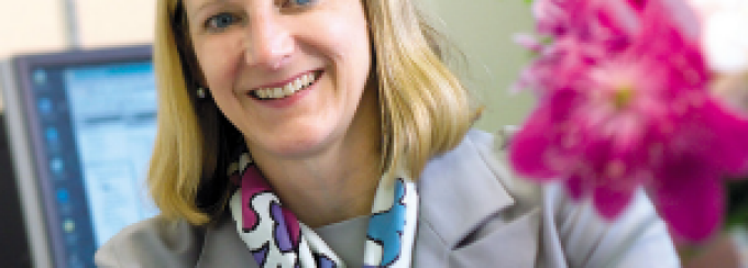 Portrait of Lucinda Finley. 