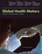 Global Health Matters Newsletter cover. 