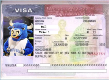 Sample F-1 Visa. 