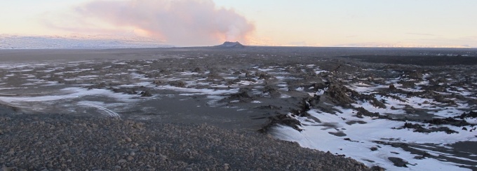 vast rocky expanse in Iceland. 