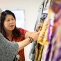 Batik event at International Education Week. 