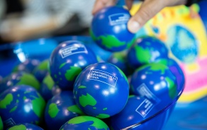 Photo of little globe swag. 