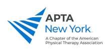 APTA New York A Chapter of the American Physical Therapy Association. 