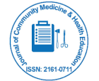 Cover of the Journal of Community Medicine and Health Education. 