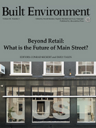 Cover of the Built Enviornment journal. 