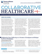 Cover of the Collaborative Healthcare: Interprofessional Practice, Education and Evaluation journal. 