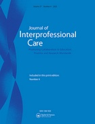 Journal of Interprofessional Care. 
