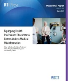 Cover of RTI Press journal. 