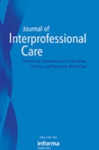 Cover of the Journal of Interprofessional Care. 