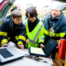 emergency responders after a disaster. 